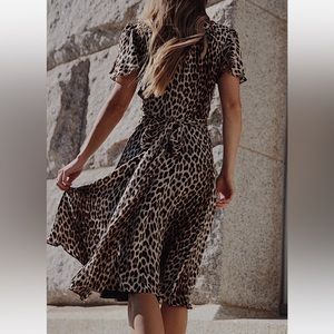 Shannon McLean Peace Love & Fashion Wrap Dress with waist tie